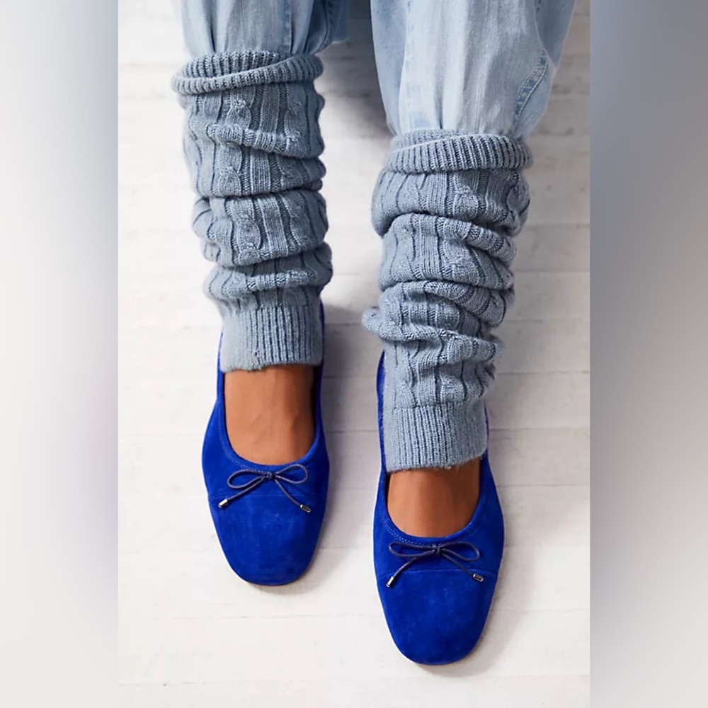 Vagabond Jolin Ballet Flats Cobalt Blue Suede